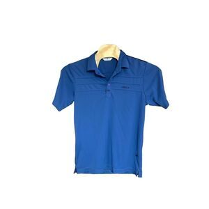 UGCA Golf Mens Short Sleeve Blue Polo Extra Large (XL)
